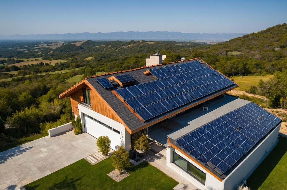 maison-panneaux-solaires